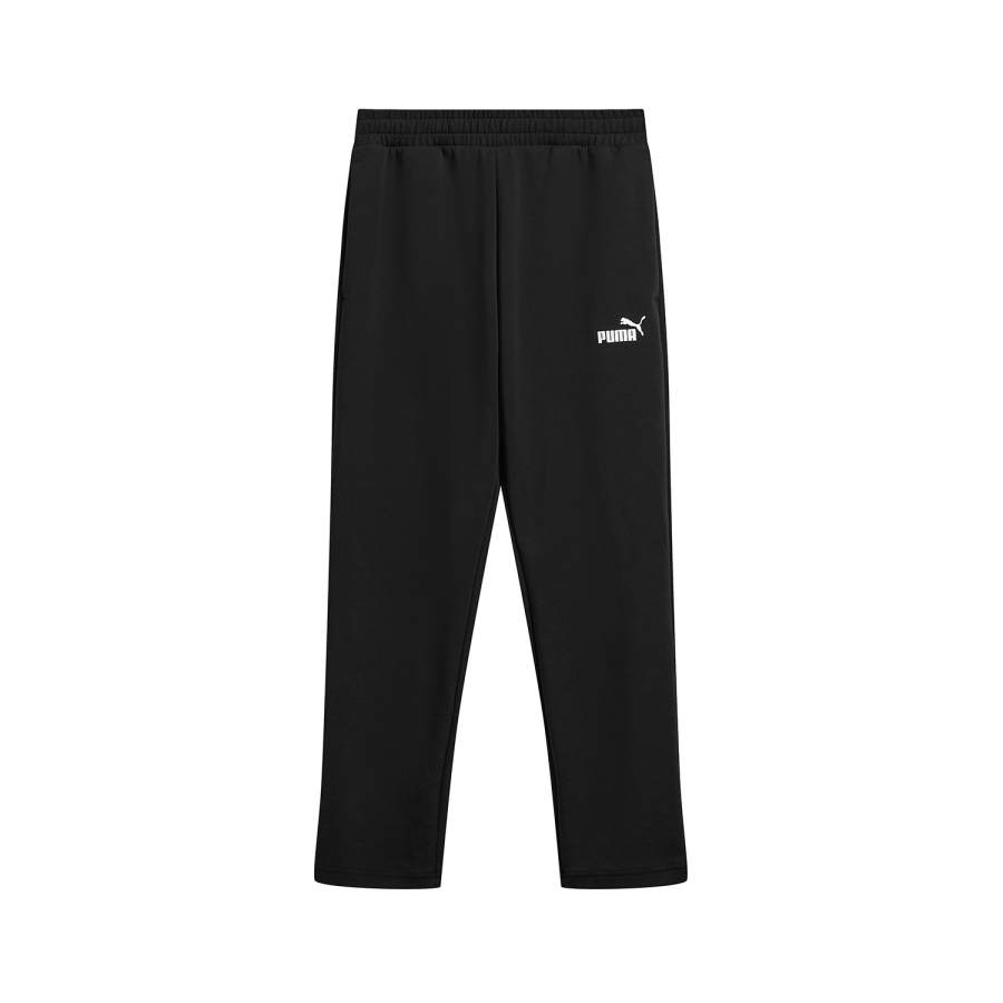PUMA ESS Casual Pants Men's Black Moderate Straight Fit Pants