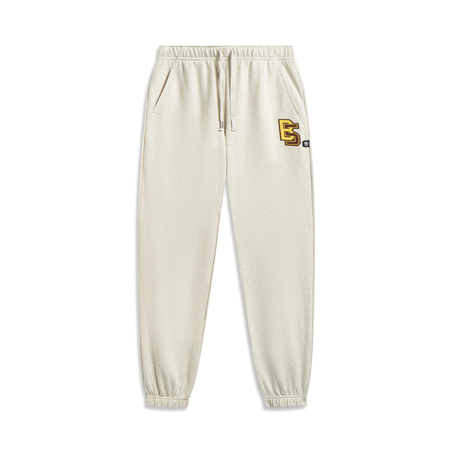 Li-Ning Li Ning Casual Pants Men's Heather Gray Light Khaki Moderate Cuffed Pants