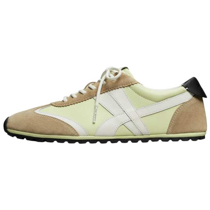TORY BURCH TORY BURCH Hank Cow Leather Low top Casual Shoes Women's White & Brown