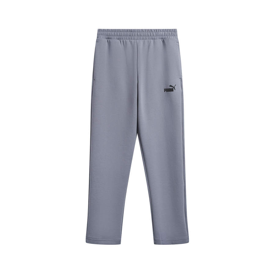PUMA ESS Casual Pants Men's Gray Moderate Straight Fit Pants