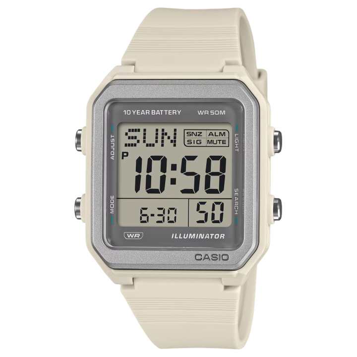 CASIO CASIO Standard Quartz Movement Resin Strap Watch Unisex Gray Dial