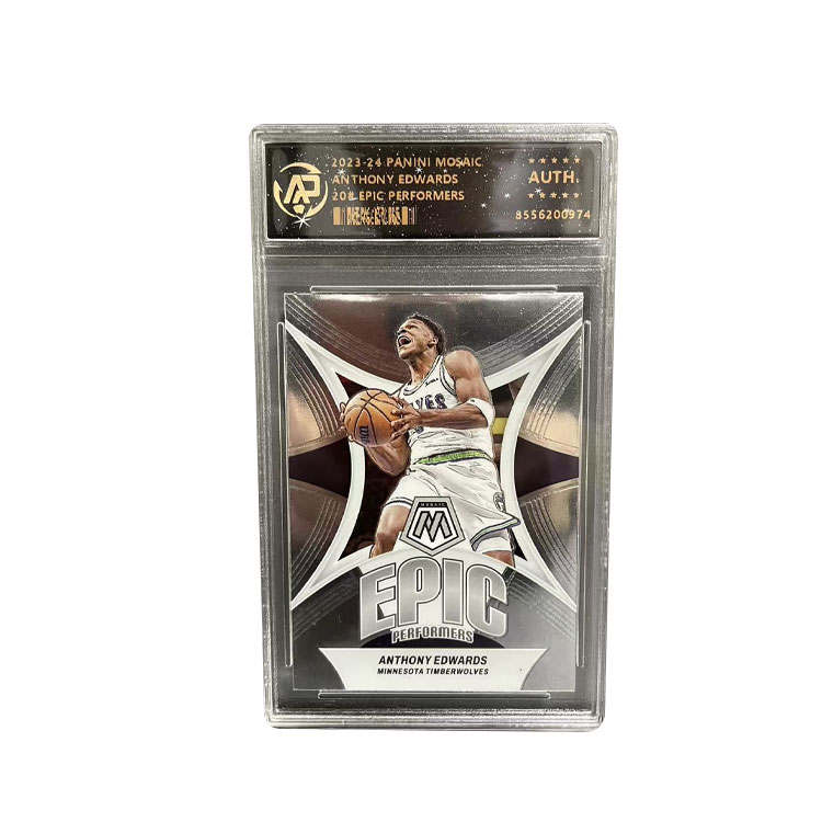 PANINI 2023 24 Basketball NBA Mosaic Anthony Edwards, Stars Silver Card, Classic Collection Epic Performers