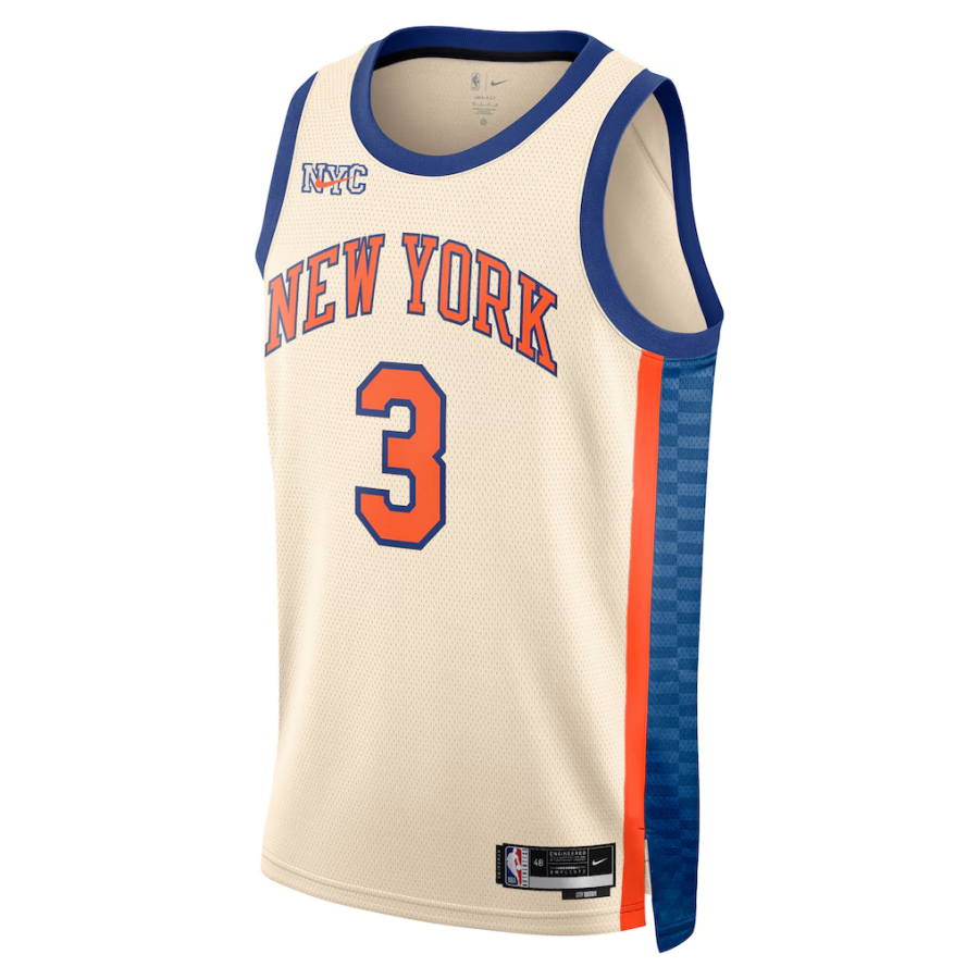Nike Nike New York Knicks NBAJosh Hart Unisex Size 3 2025/26 Swingman Jersey City Edition Basketball Jersey Unisex