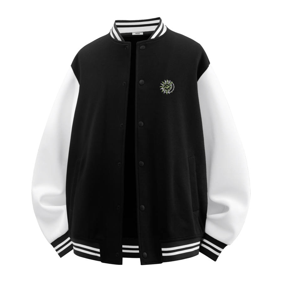 MINISO Baseball Jerseys Unisex Baseball Collar Moderate Straight Fit
