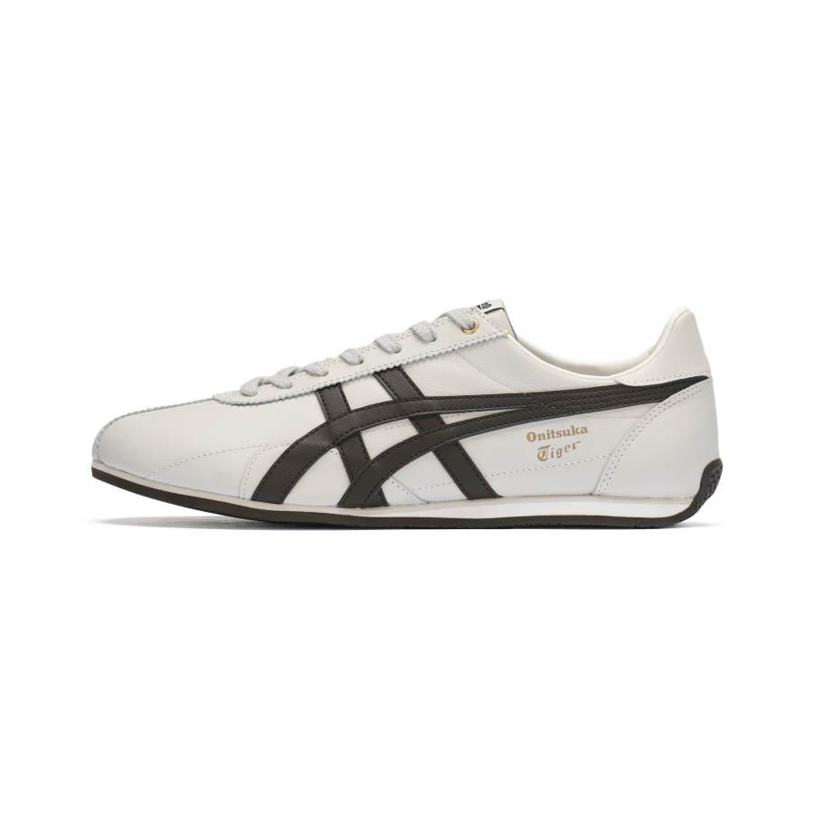 Onitsuka Tiger Runspark Cow Leather Comfortable Casual Shoes Unisex Beige
