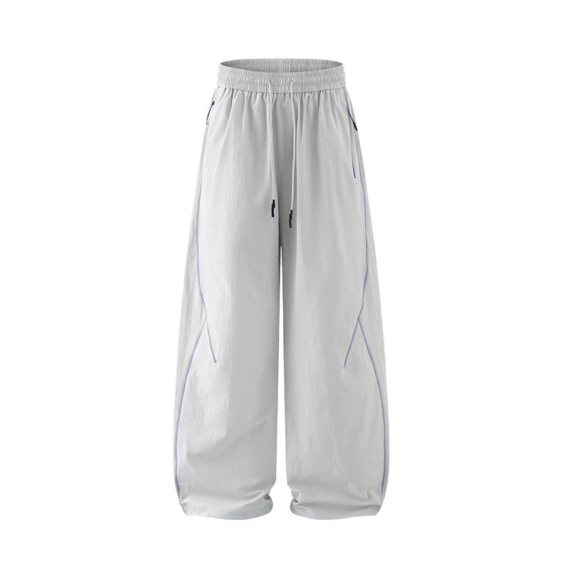 YALU Casual Pants Unisex Moderate Straight Fit Pants