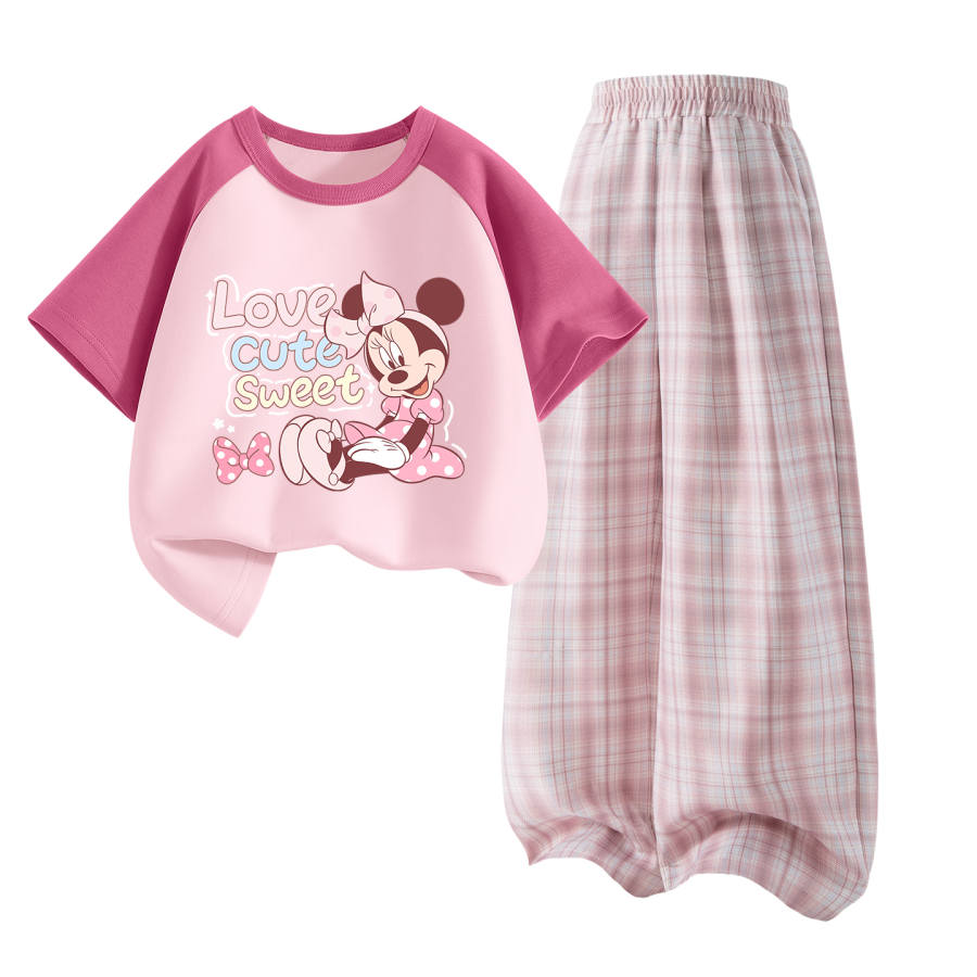 Disney Kids Casual Sportswear Crew Neck Thin
