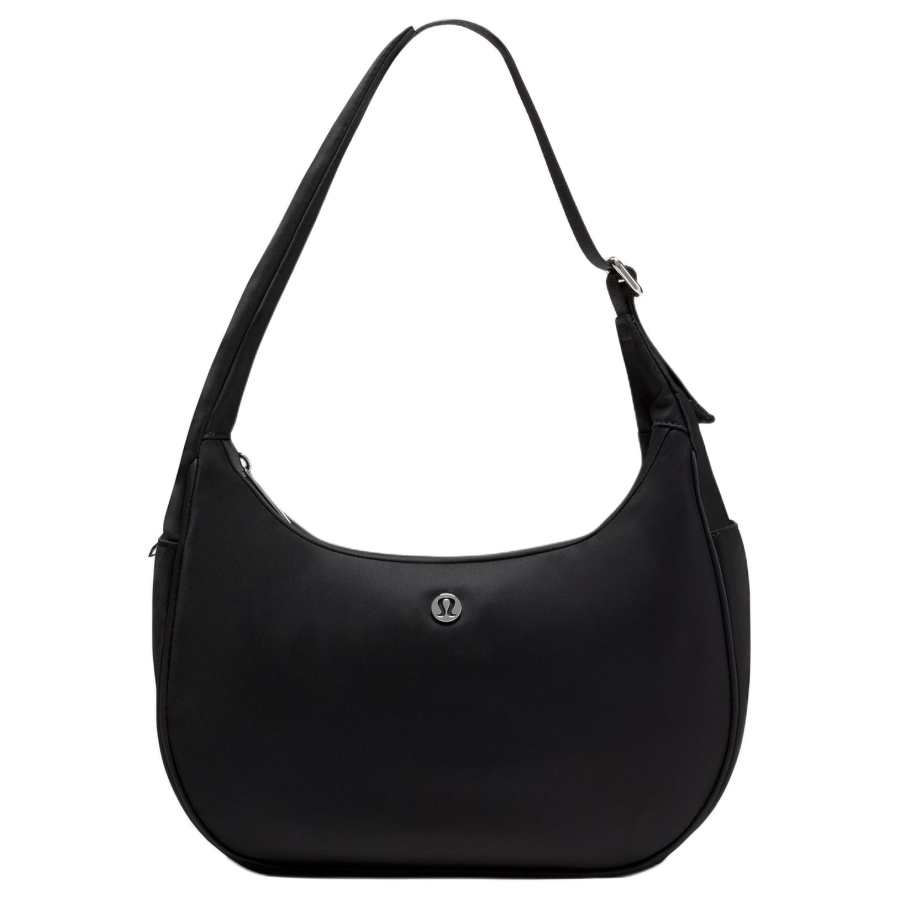 Lululemon City Essentials Nylon Shoulder Bag Women's Black