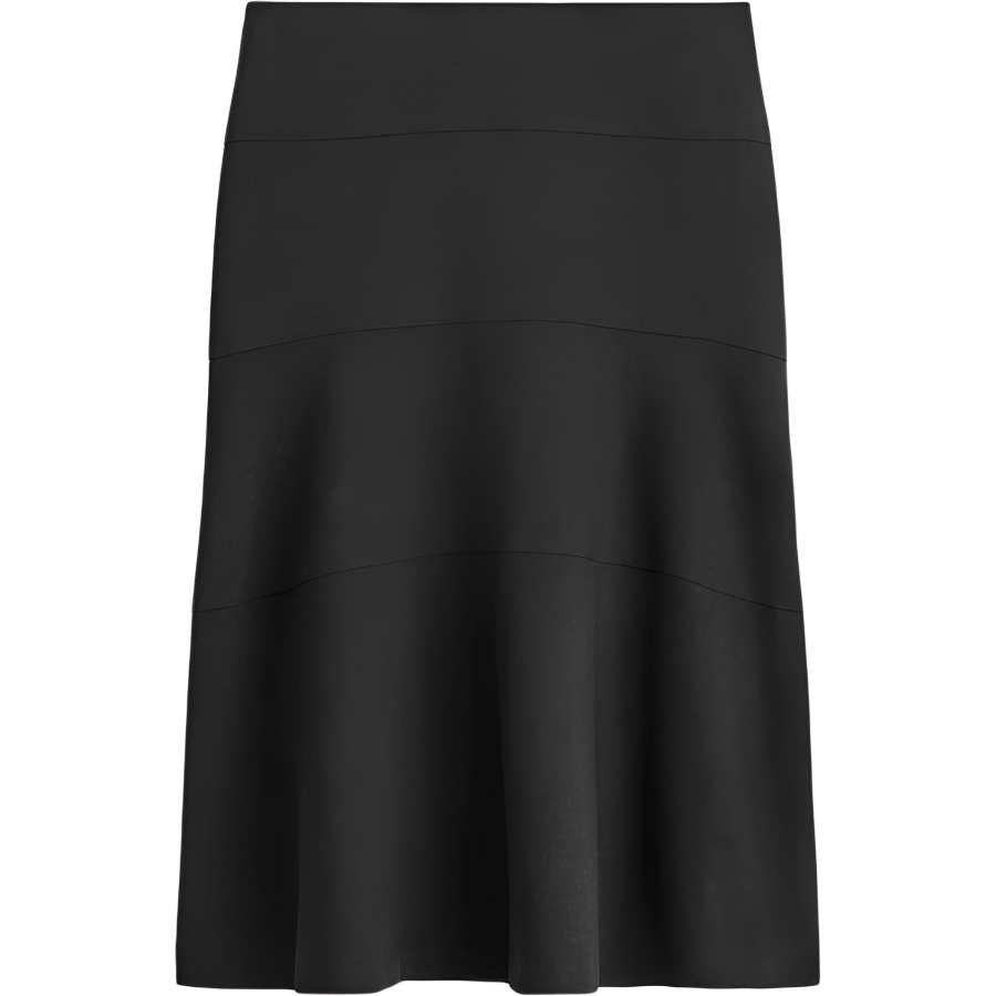 COS Casual Long Skirts Women's Black Gray Color Moderate Mid Length A Line Skirt