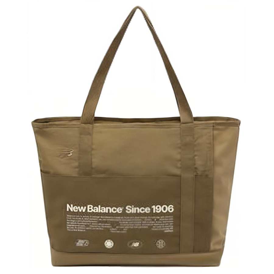 New Balance New Balance Plus Cotton Tote Handbag Men's Black/Khaki Green