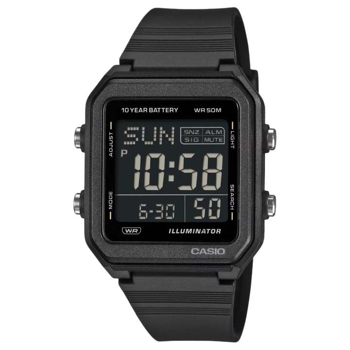 CASIO CASIO Standard Quartz Movement Resin Strap Watch Unisex Black Dial