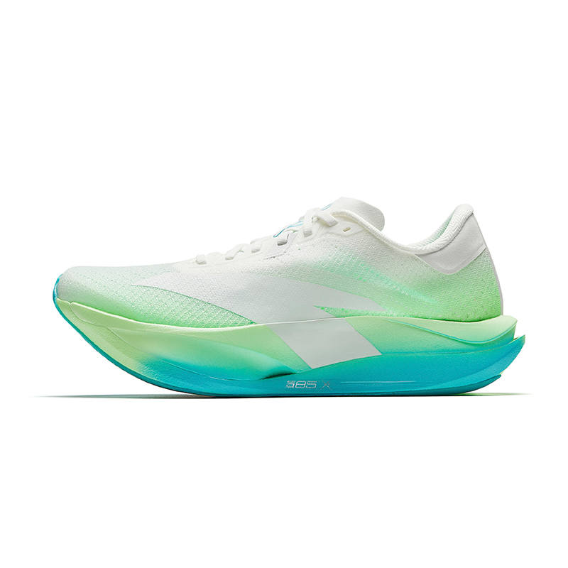 Anta C202 7.0 Low top Running Shoes Men's Papyrus White/New Fluorescent Light Grass Green/Competition Blue