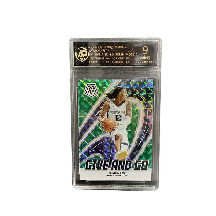 PANINI Mosaic Ja Morant, Grizzlies, Reverse Hook Green Refringence, Classic Collection Graded Cards 1 Pc