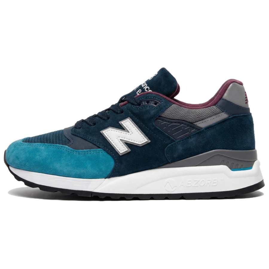 New Balance New Balance NB 998 Cushioning Abrasion Resistant Low top Casual Running Shoes Unisex Dark Blue