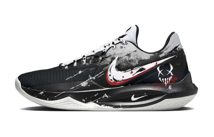 Nike Nike Precision 6 Abyss Venom Fabric Slip Resistant Slip Resistant Low top Basketball Shoes Men's Black