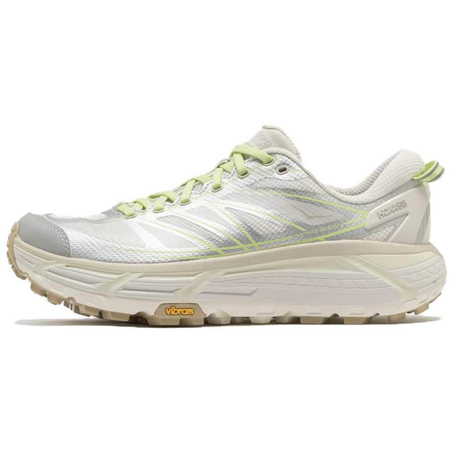 HOKA ONE ONE Mafate Speed 2 Trail Running Shoes Unisex Beige Silver