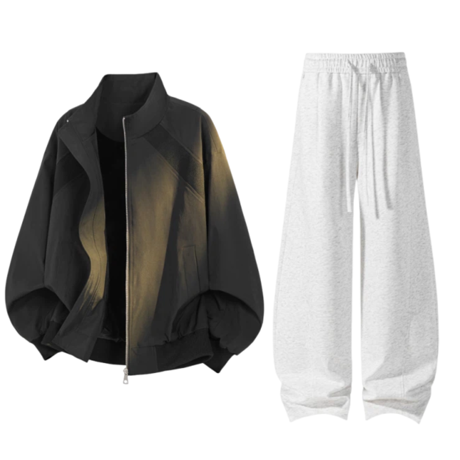 GWAF Casual Sportswear Unisex Lapel Thin