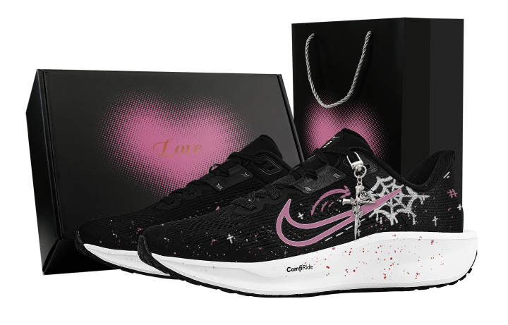 Nike Nike Quest 6 Rebound Low top Casual City Commuting Training Running Shoes Men's Black