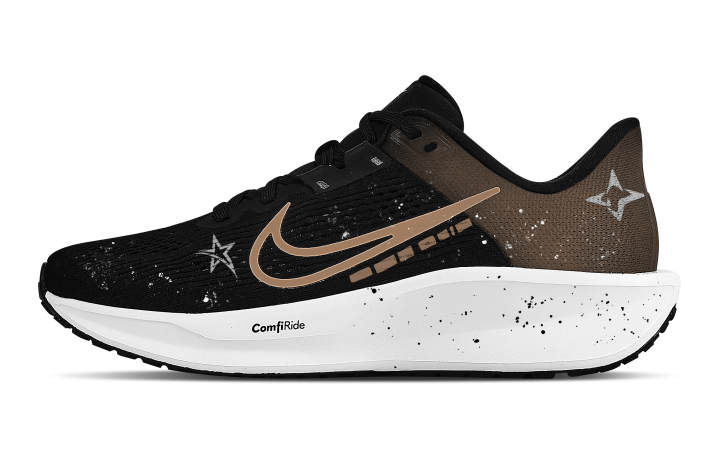 Nike Nike Quest 6 Rebound Low top Casual City Commuting Training Running Shoes Men's Black