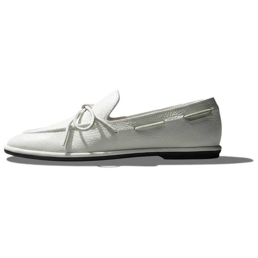 TORY BURCH Cow Leather Casual Leather Shoes 1cm Women's White