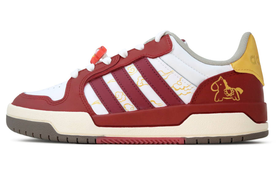 Adidas Adidas ENTRAP Red Horse Brings Blessings, Chinese New Year CNY New Style Cushioning Balance Abrasion Resistant