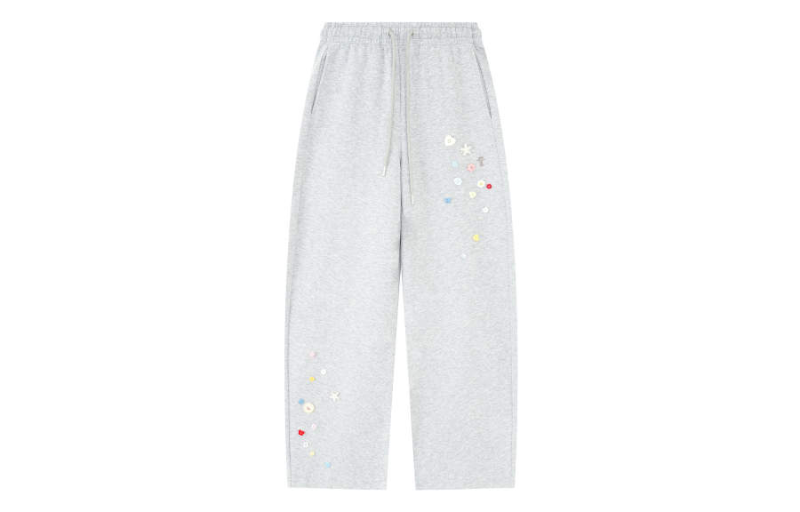 F426 Casual Pants Unisex Moderate Straight Fit Pants