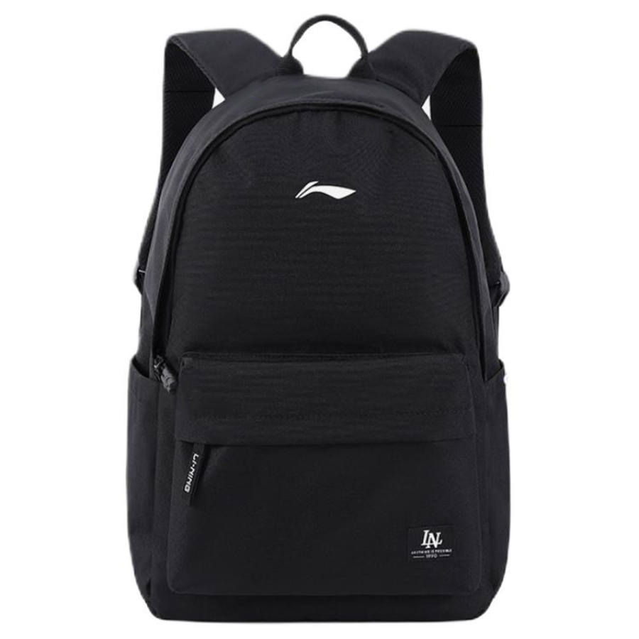 Li-Ning Li Ning Polyester Backpack Unisex Black