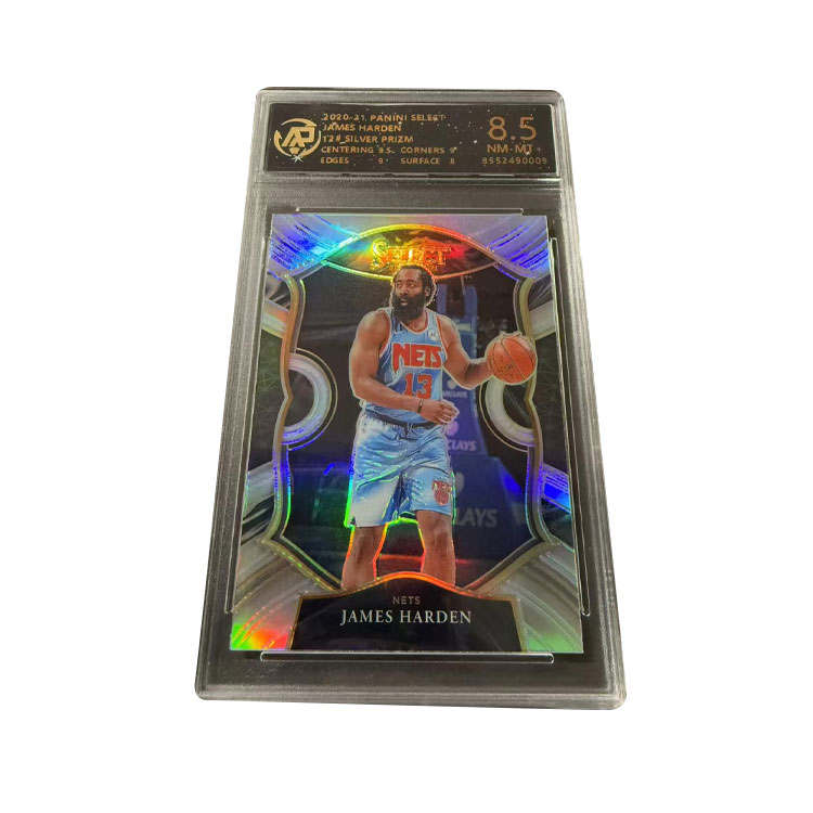 PANINI PANINI Select Nets, James, Harden, Silver Fold, Classic Dribbling Illustration, High Score Rare Card Graded Cards 1 Pc