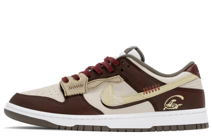 Nike Nike Dunk Immediate Success Low top Skateboard Shoes Men's Burgundy