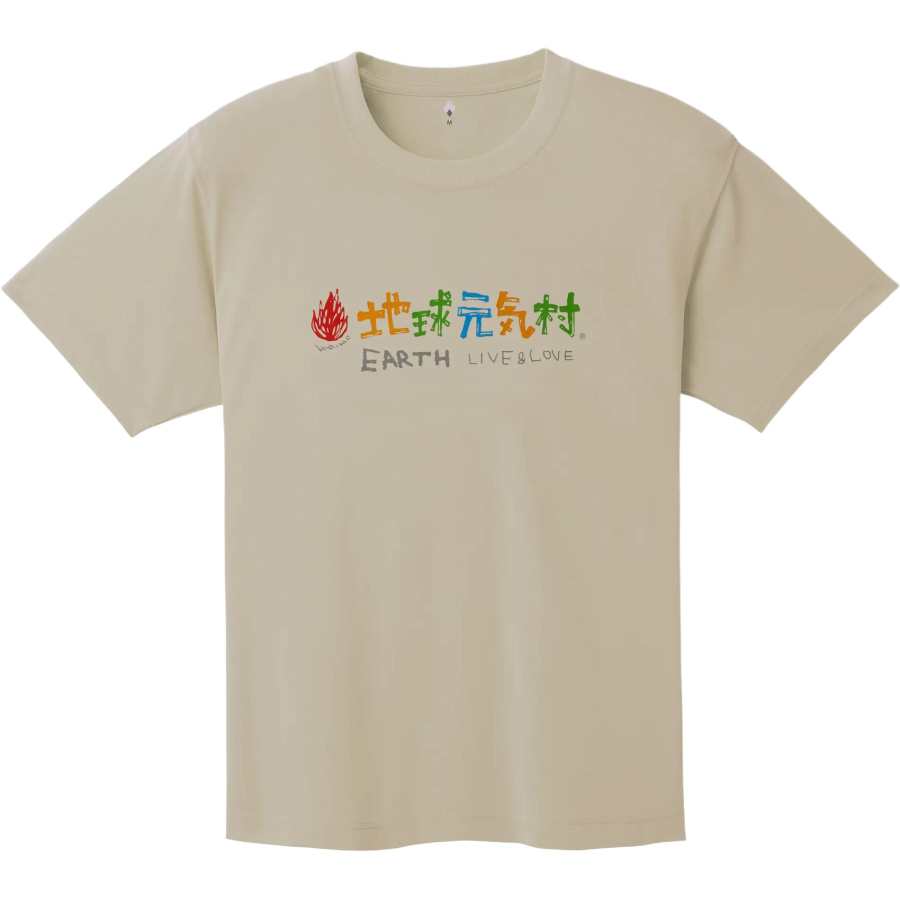 MONTBELL T Shirts Men's Ivory Crew Neck