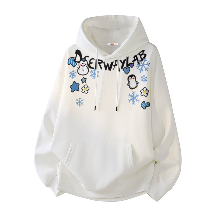 DEERWAY Sweatshirts Unisex Hooded Moderate Regular