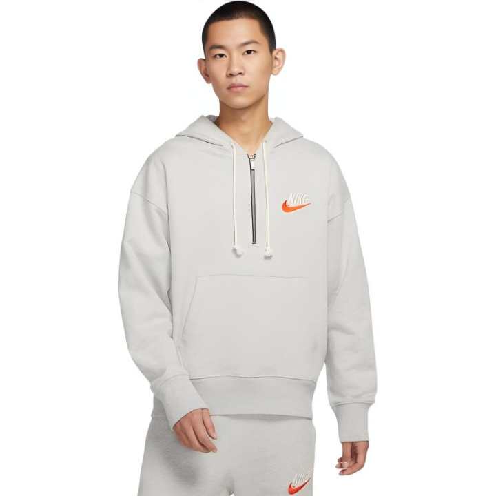 Nike Nike Sweatshirts Men's Gray Hooded Moderate Regular