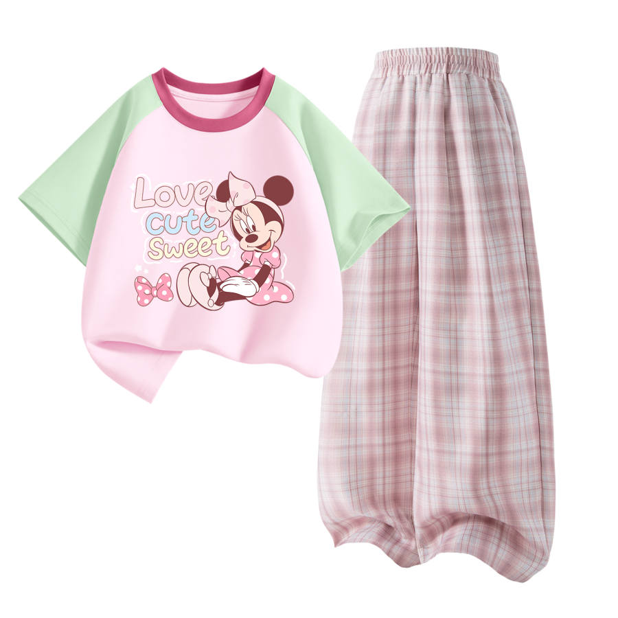 Disney Kids Casual Sportswear Crew Neck Thin