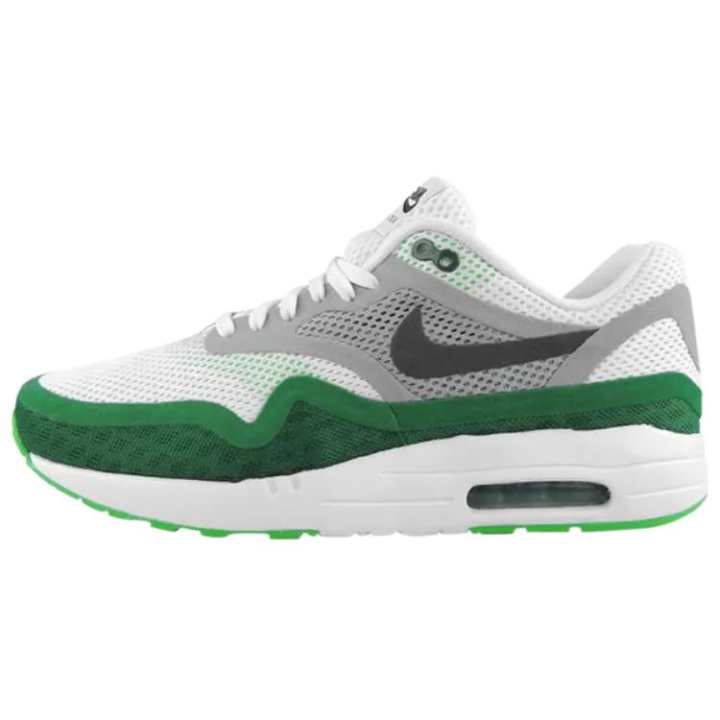 Nike Nike Air Max 1 Running Shoes Unisex White Green