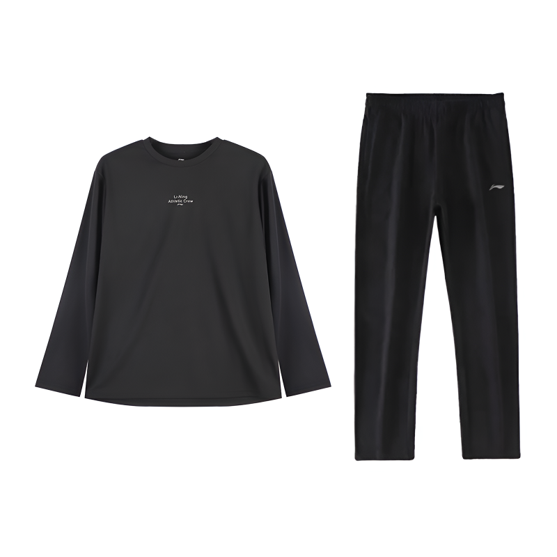 Li-Ning Li Ning Casual Sportswear Unisex Black+Black