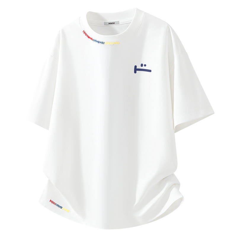 MINISO MINISO T Shirts Unisex Crew Neck Moderate