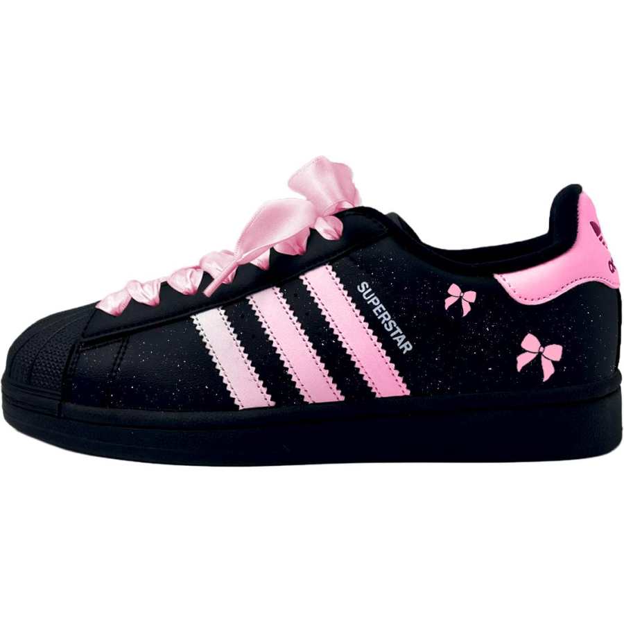Adidas Originals Superstar 2 Starlight Pink Butterfly Abrasion Resistant Abrasion Resistant Low top