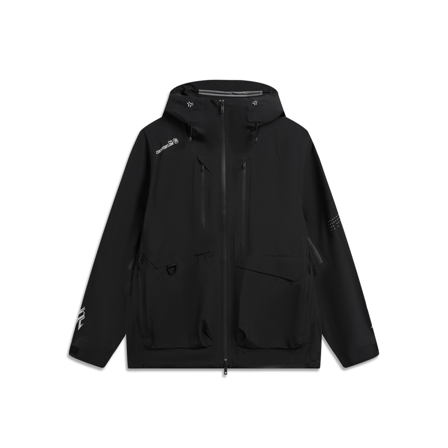 Li-Ning Li Ning Outdoor CF Tracing Breathable And Windproof Windbreaker Jacket Unisex Black