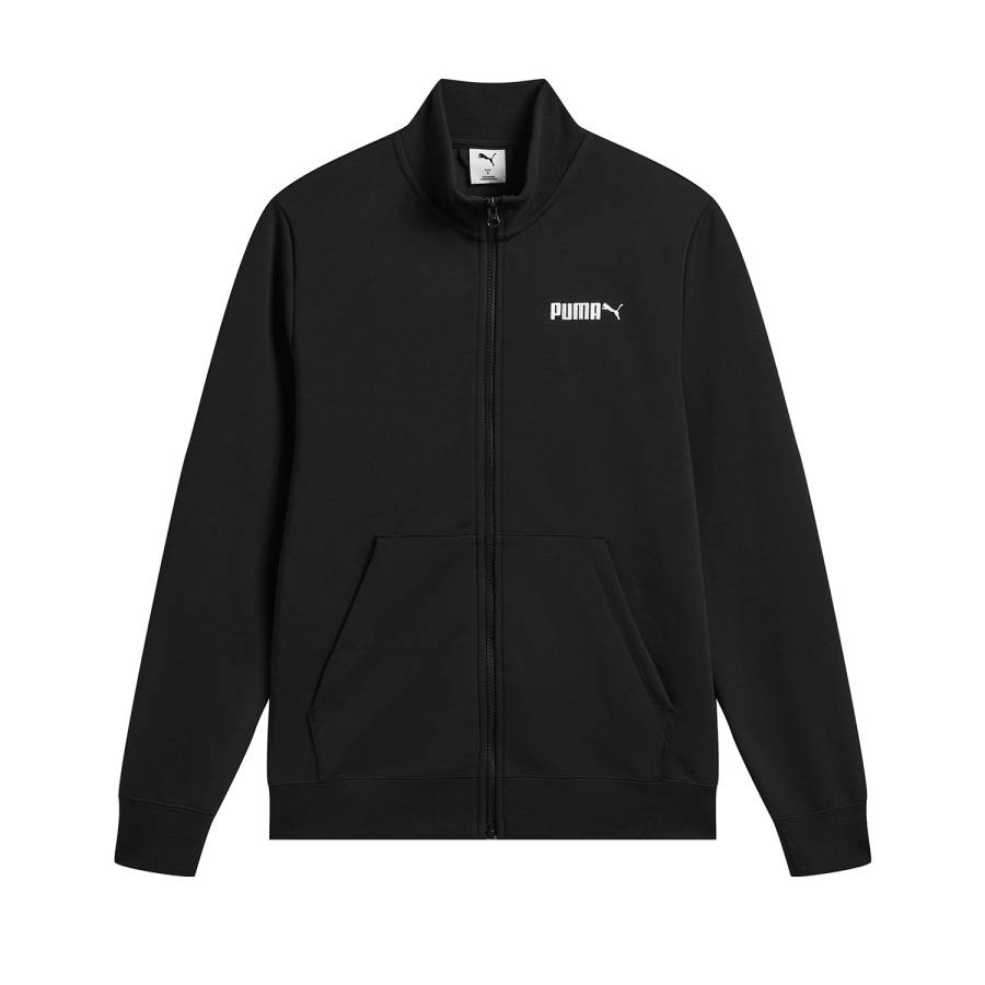 PUMA PUMA Jackets Men's Black Stand Collar Moderate Other
