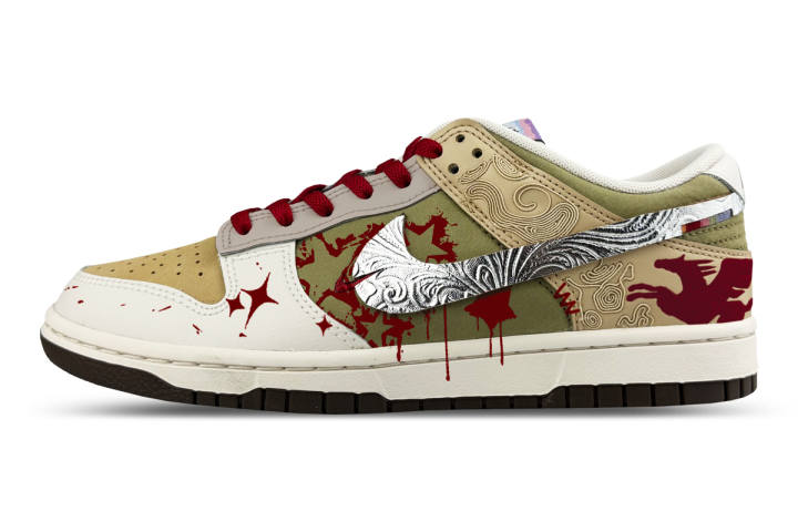 Nike Nike Dunk Low top Skateboard Shoes Men's Beige Umber