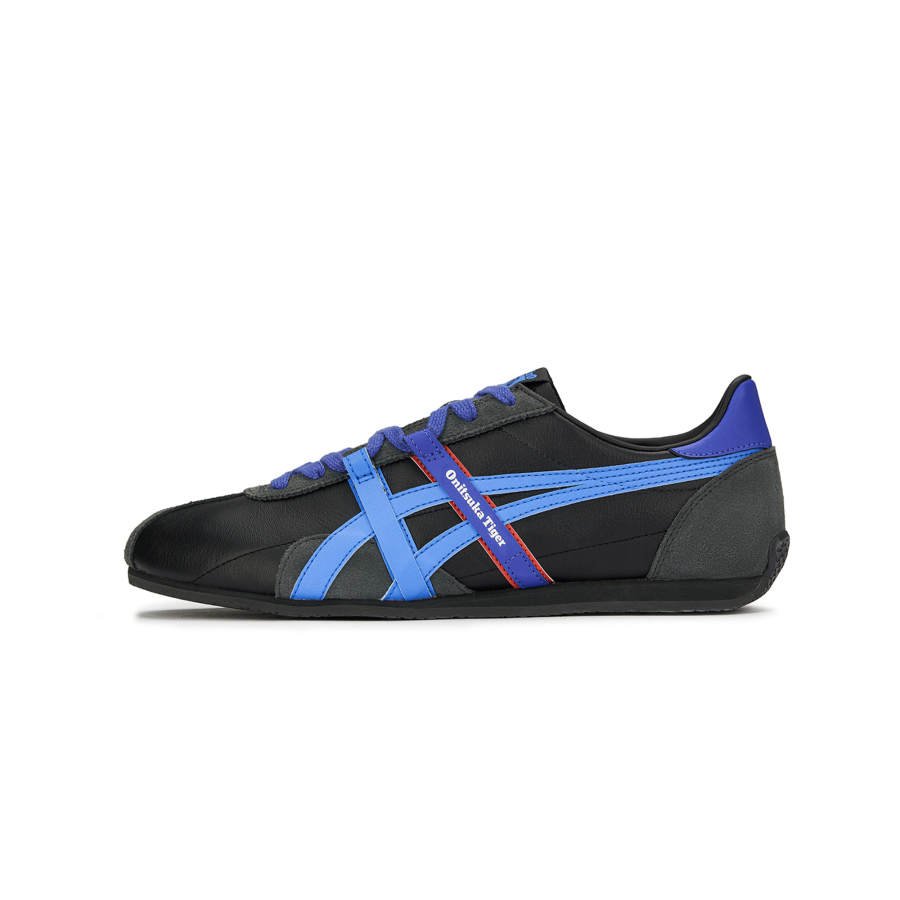 Onitsuka Tiger RUNSPARK 2.0 Racing Shoes Cow Leather Low top Casual Shoes Unisex Black/Blue