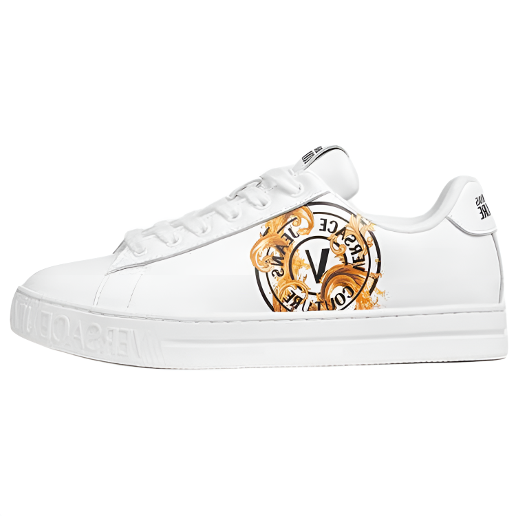 VERSACE JEANS COUTURE Low top Skateboard Shoes Women's White