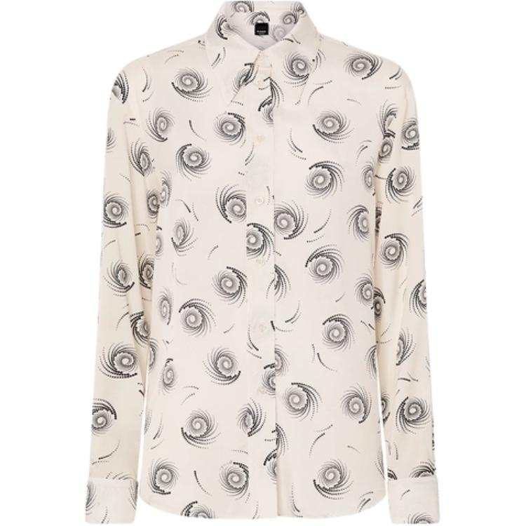 PINKO Shirts Women's Beige Lapel Moderate
