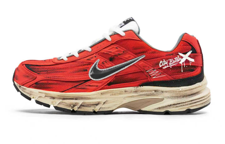 Nike Nike Initiator Abrasion Resistant Low top Casual Running Shoes Men's Red