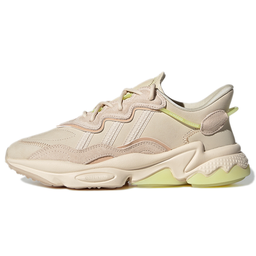Adidas Originals Ozweego Mesh, TPU, Suede Low top Casual Shoes Women's Beige