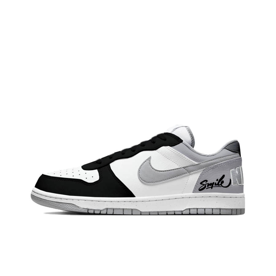 Nike Nike Big Lunar Post, Gray Memory Abrasion Resistant Low top Skateboard Shoes Men's Black Gray