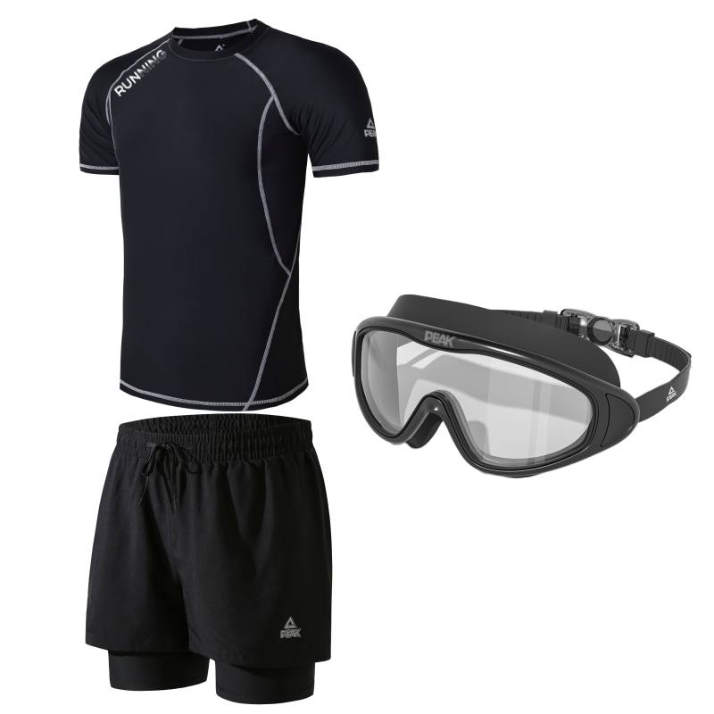PEAK x SHUILULIANGYONG Swimming Equipment Sets Men's Black