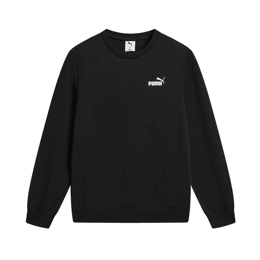 PUMA PUMA Sweatshirts Men's Black Crew Neck Moderate