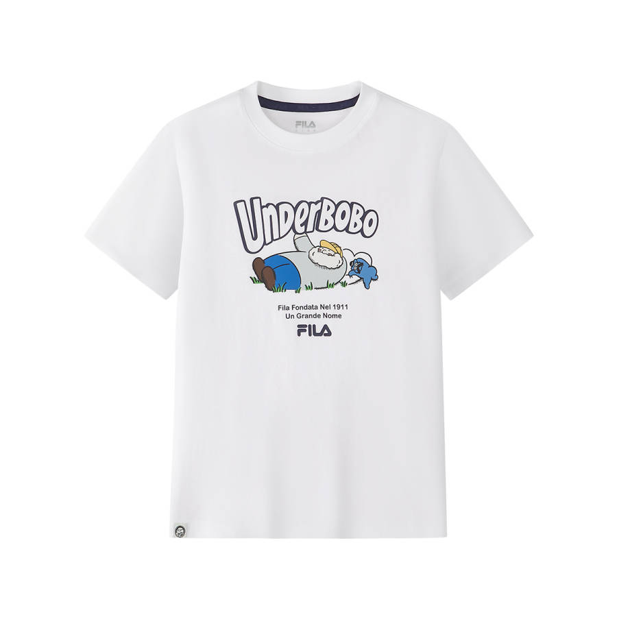 FILA KIDS T Shirts Crew Neck Thin
