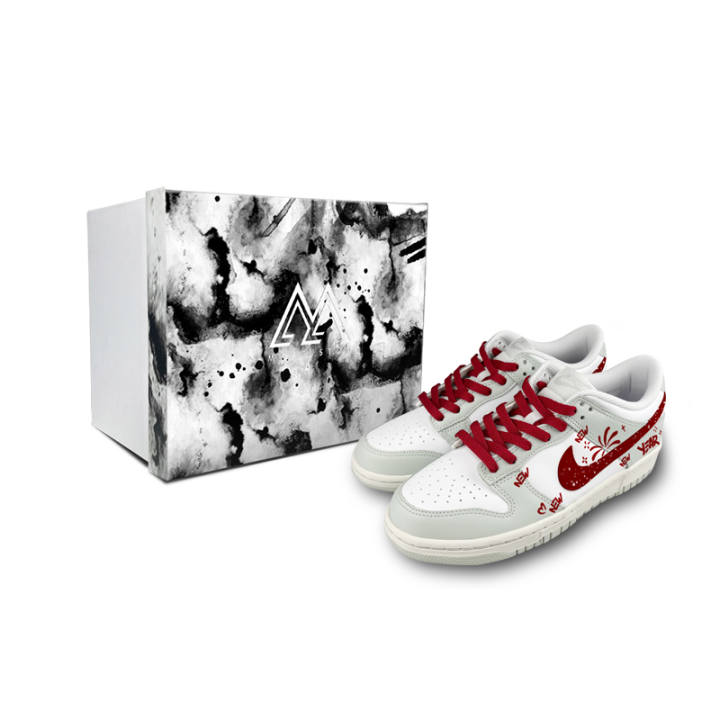 Nike Nike Dunk Abrasion Resistant Slip Resistant Low top Kids' Skateboarding Shoes